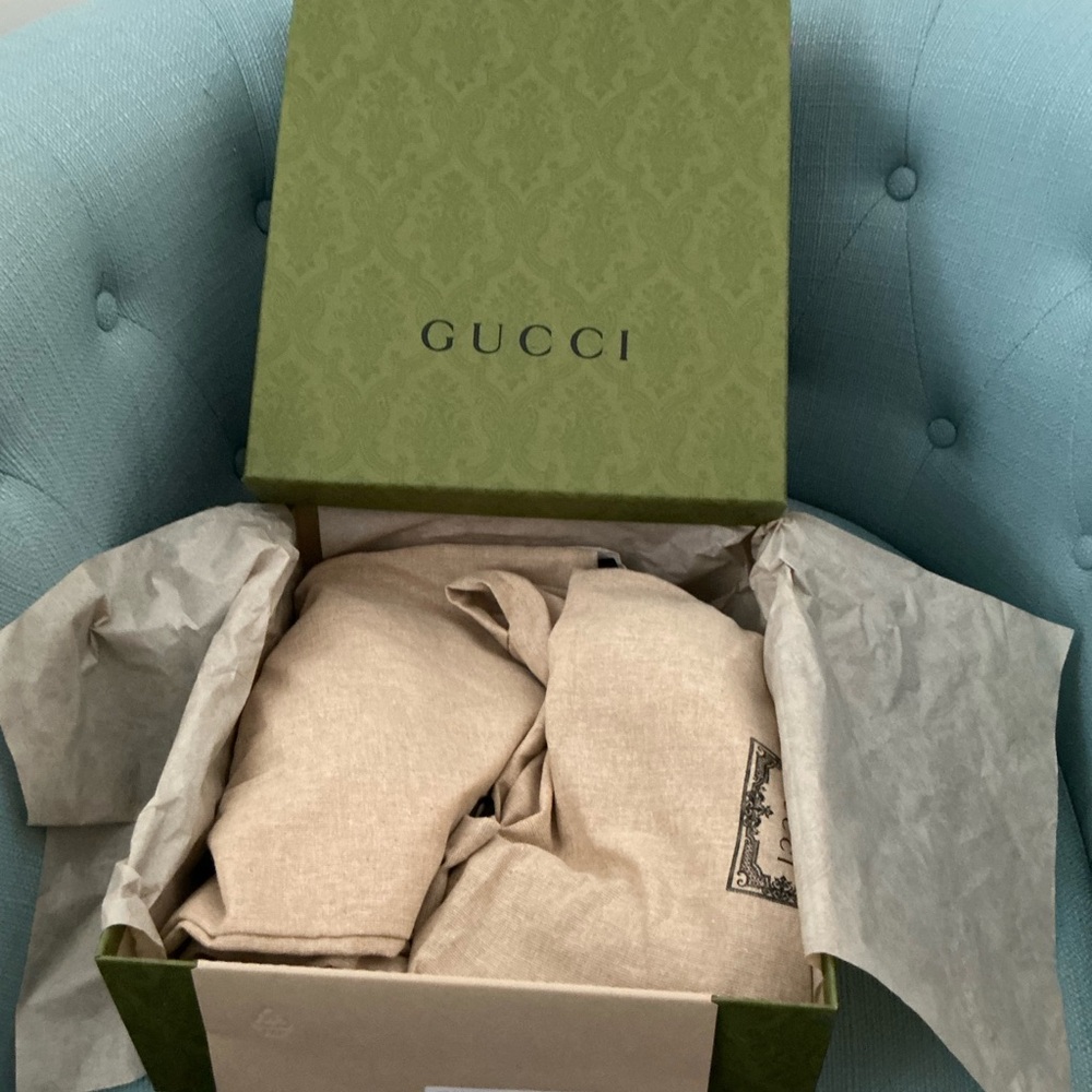 GUCCI Women 36.5 Interlocking GG Cutout Brown Platform Sandals 💯 Authentic - Picture 14 of 14